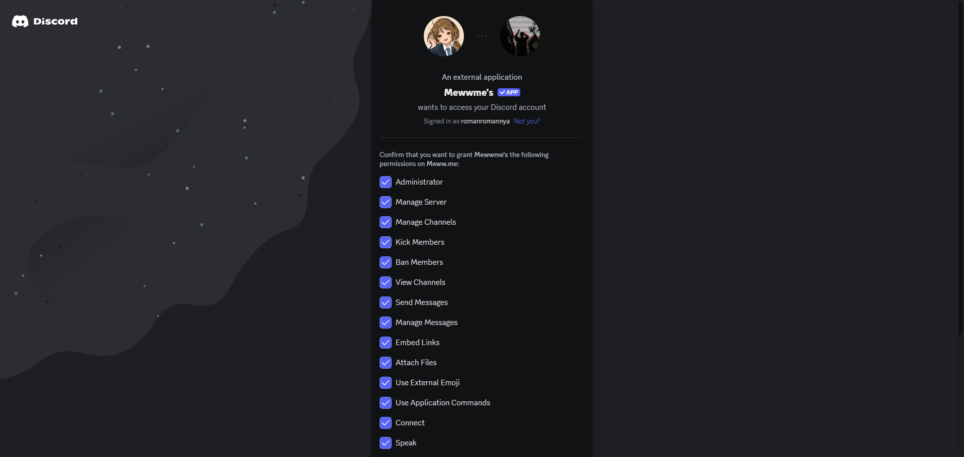 mời bot discord
